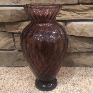 Vintage Purple Amethyst Italian Vase